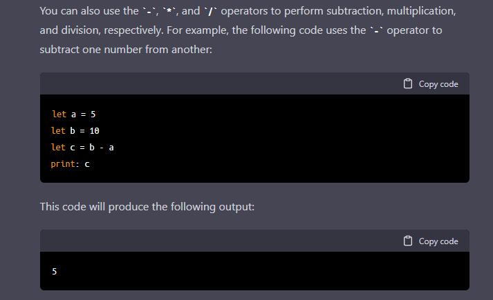 Presenting Assistant Language. A programming language created with GPT3